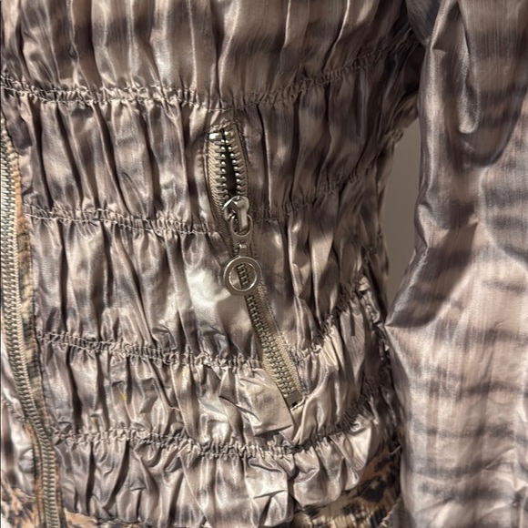 Alberto Makali Leopard Accent Bomber Jacket - Picture 4 of 10